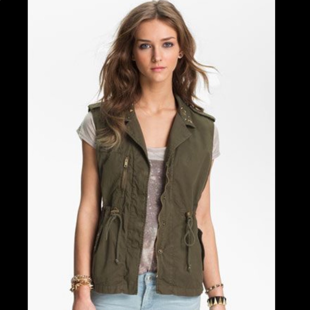 Angel Kiss Army Green vest